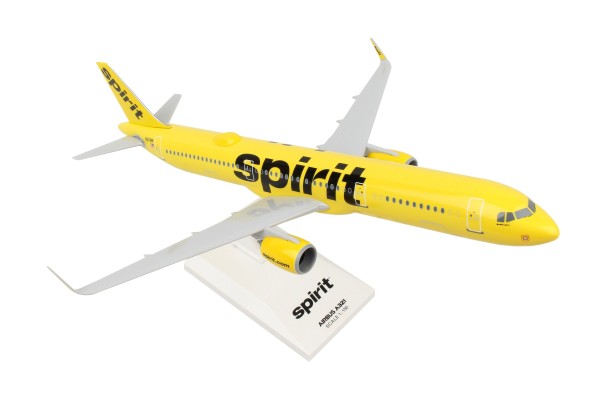 Airbus A321neo Spirit Airlines New Livery with WiFi Dome Scale 1/150