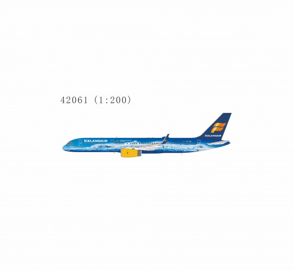 NG Model Boeing 757-200 Icelandair "Aurora Northern Lights Vatnajökull" TF-FIR 1:200 Modellflugzeug