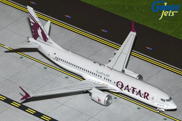GeminiJets Boeing 737-MAX8 Qatar A7-BSC 1:200 Modellflugzeug