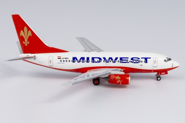 Boeing 737-600 Midwest Airlines "Flyglobespan hybrid livery" SU-MWC Scale 1/400