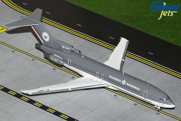 GeminiJets Boeing 727-200 Mexican Federal Police Guardia National XC-NPF/GN-402 1:200 Modellflugzeug