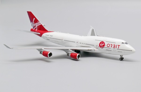 Boeing 747-400 Virgin Orbit with Antenna and Wing-mounted Rocket N744VG Scale 1/400