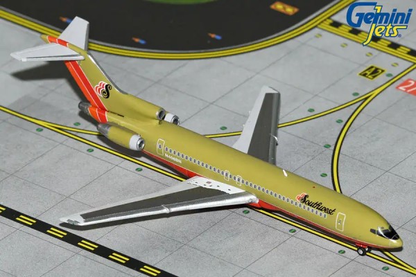 GeminiJets Boeing 727-200 Southwest N406BN 1:400 Modellflugzeug