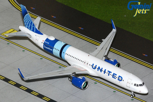 GeminiJets Airbus A321neo United "Coastliner" N94750 1:200 Modellflugzeug