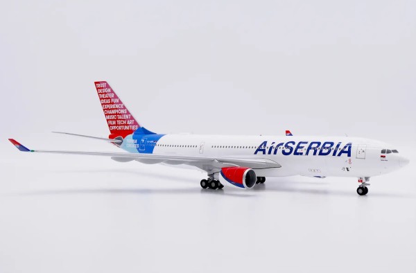 JC Wings Airbus A330-200 Air Serbia "Serbia Creates" YU-ARA 1:200 Modellflugzeug