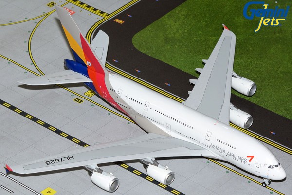 Airbus A380-800 Asiana Airlines HL7625 Scale 1/200