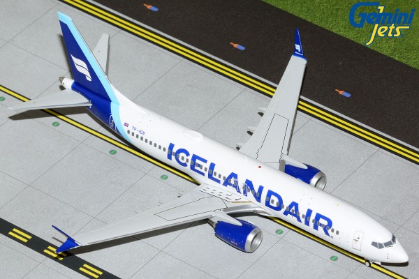 Boeing 737-MAX8 Icelandair "new blue Livery" TF-ICE Scale 1/200