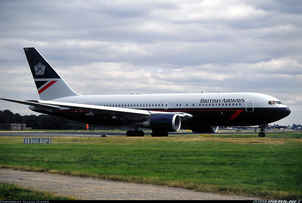 PPC Boeing 767-200ER British Airways Landor N654US 1:200 Modellflugzeug