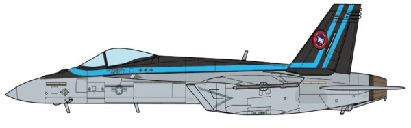 McDonnell Douglas F/A-18E Super Hornet Top Gun 2, 2022 Scale 1/72