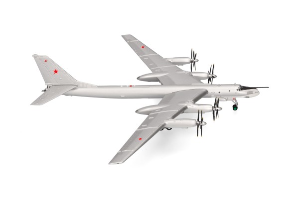 Herpa Wings Tupolev Tu-95 Soviet Air Force Chagan Air Base 1:200 Modellflugzeug