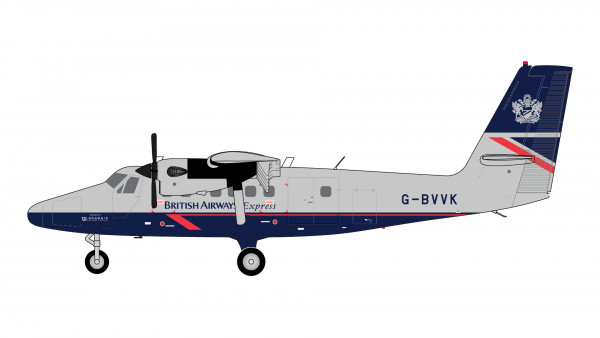 GeminiJets de Havilland Canada DHC-6-300 Twin Otter British Airways Loganair "Landor" G-BVVK 1:200 Modellflugzeug