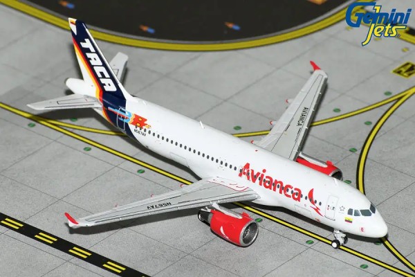 GeminiJets Airbus A320-200 Avianca "TACA" Retro N567AV 1:400 Modellflugzeug