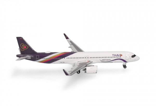 Herpa Wings Airbus A321neo Thai Airways "Bowonrangsi" HS-TOA 1:500 Modellflugzeug