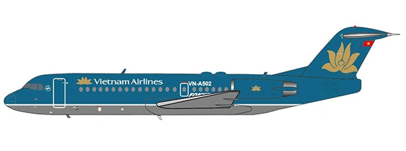 JC Wings Fokker 70 Vietnam VN-A502 1:200 Modellflugzeug