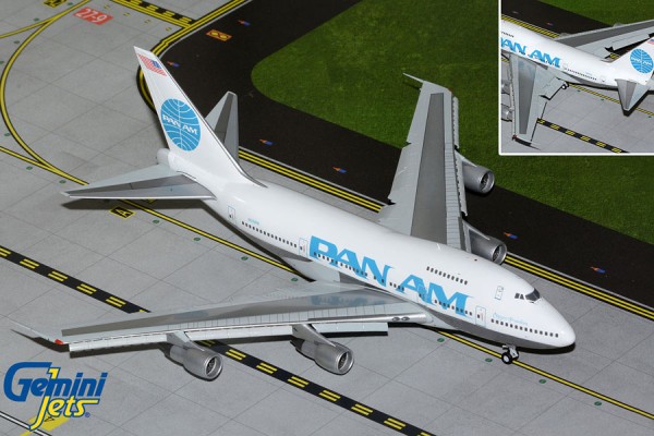 GeminiJets Boeing 747SP Pan Am "billboard" Flaps Down N531PA 1:200 Modellflugzeug