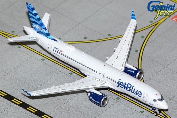 Gemini Airbus A220-300 JetBlue "Dawning Of A Blue Era" N3044J 1:400 Modellflugzeug