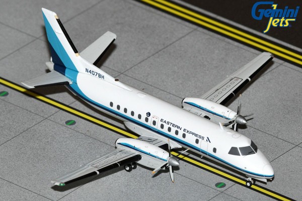 GeminiJets Saab 340A Eastern Express Bar Harbor N407BH 1:200 Modellflugzeug