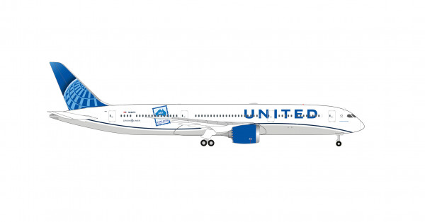 Herpa Wings Boeing 787-9 United "Adelaide" N29975 1:500 Modellflugzeug