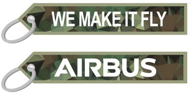 Key ring - Airbus /We make it fly Camouflage 160 x 30 mm #