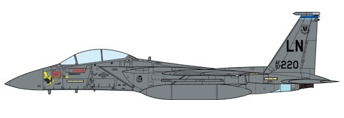 JC Wings McDonnell Douglas F-15E Eagle U.S. Air Force USAF 492nd Fighter Squadron, Operation Inherent Resolve, 2020 1:72 Modellflugzeug