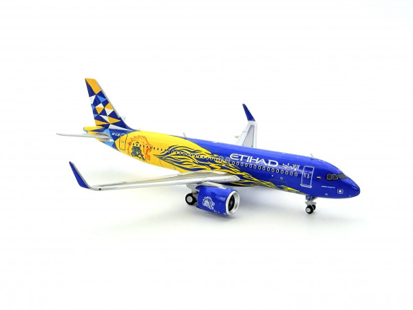 JC Wings Airbus A320neo Etihad "Chennai Super Kings" A6-EJB 1:400 Modellflugzeug