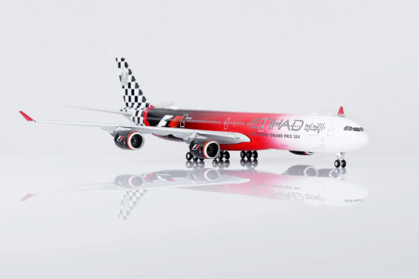 HX Models Airbus A340-600 Etihad "Abu Dhabi GP 2014" A6-EHJ 1:400 Modellflugzeug
