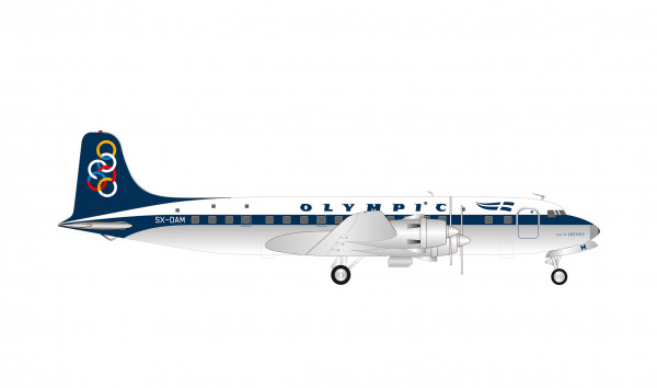 Herpa Wings Douglas DC-6B Olympic Airways SX-DAM 1:200 Modellflugzeug