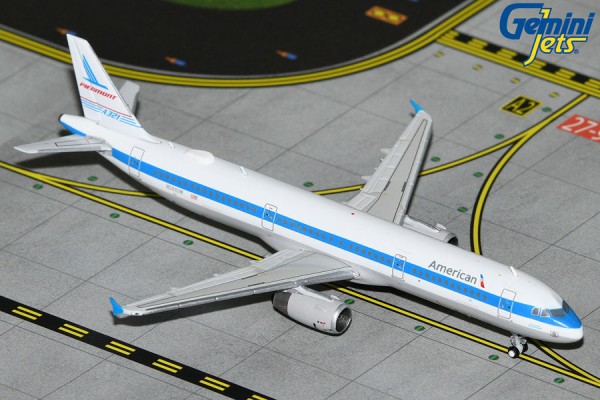GeminiJets Airbus A321-200 American "Piedmont" Heritage N581UW 1:400 Modellflugzeug
