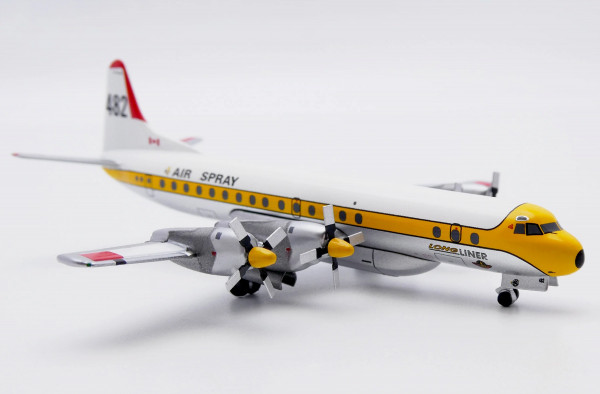 JC Wings Lockheed L-188C Electra Air Spray "482" C-FJLO 1:400 Modellflugzeug