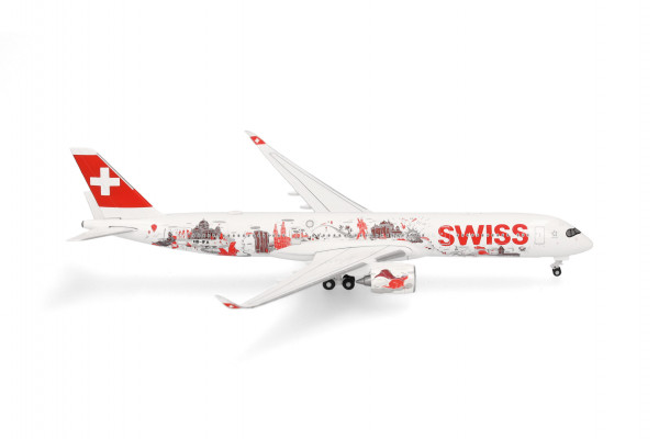 Herpa Wings Airbus A350-900 SWISS HB-IFA 1:500 Modellflugzeug