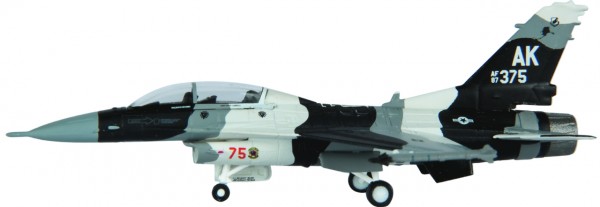 Lockheed Martin F-16D Fighting Falcon Blk 30H USAF "Blue Foxes" AK 375 Scale 1/200
