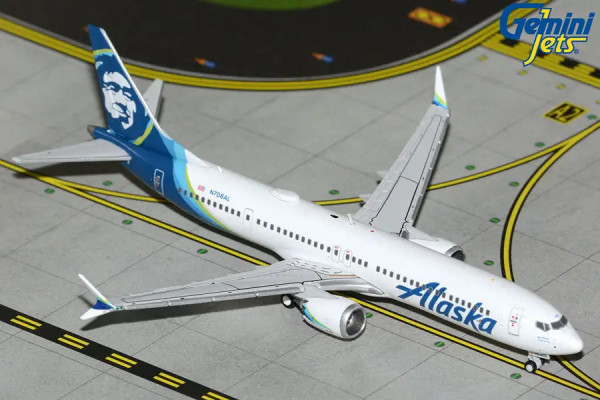 Boeing 737-MAX9 Alaska N708AL 1:400 Modellflugzeug