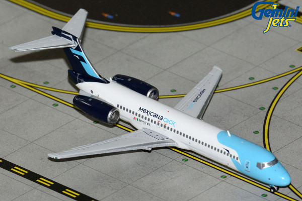GeminiJets Boeing 717-200 MexicanaClick 1:400 Modellflugzeug