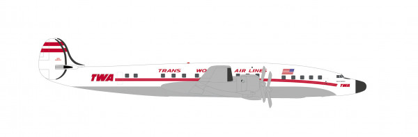 Herpa Wings Lockheed L-1649A Starliner "Super Star" Trans World TWA N8083H 1:500 Modellflugzeug