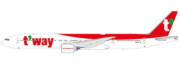 JC Wings Boeing 777-300ER T´Way Air HL8707 1:400 Modellflugzeug