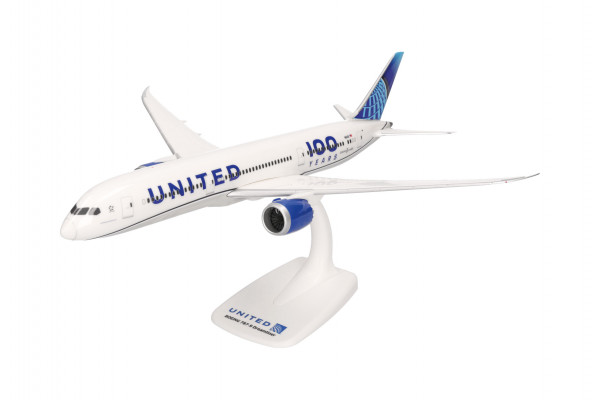 Herpa Snap-Fit Boeing 787-9 United N61101 1:200 Modellflugzeug
