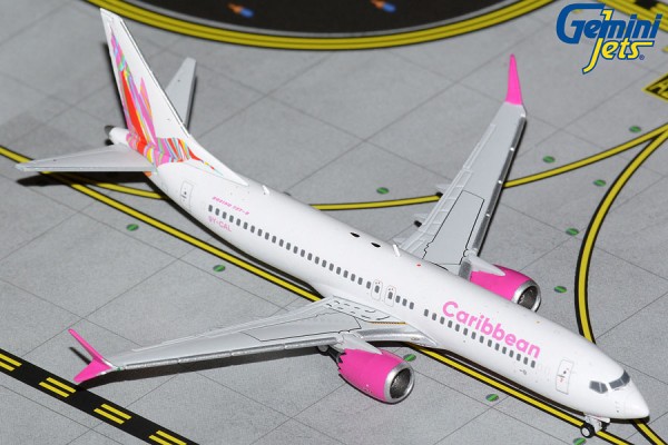 Boeing 737-MAX8 Caribbean Airlines NL 9Y-CAL Scale 1/400