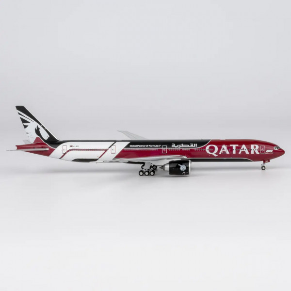NG Model Boeing 777-300ER Qatar "New Fomula 1" Ultimate A7-BEG 1:400 Modellflugzeug