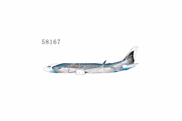 Boeing 737-800/w Alaska Airlines "Salmon Thirty Salmon II" N559AS Scale 1/400