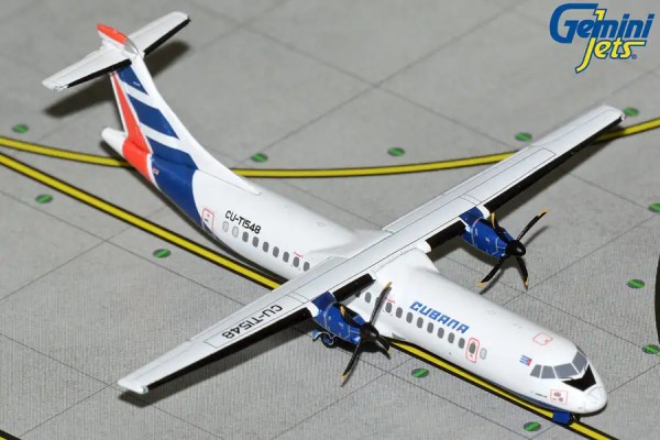 GeminiJets ATR 72-200 Cubana CU-T1548 1:400 Modellflugzeug
