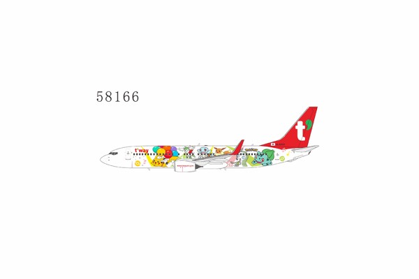 Boeing 737-800/w T'Way Air "Pikachu Jet TW Livery" HL8306 Scale 1/400