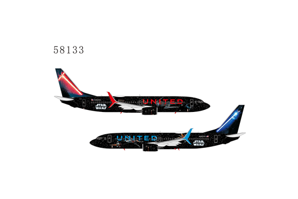 Boeing 737-800/w United Airlines "Star Wars" with scimitar winglets N36272 Scale 1/400