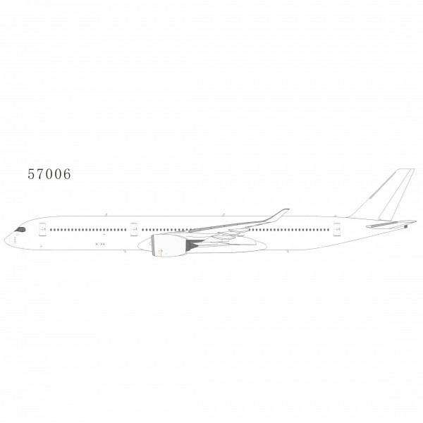 NG Model Airbus A350-1000 Blank white Model 1:400 Modellflugzeug