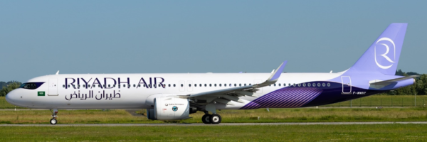 JC Wings Airbus A321XLR Riyadh Air F-WWBZ 1:400 Modellflugzeug