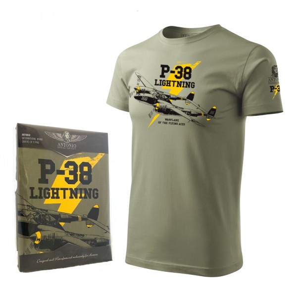 T-Shirt Lockheed P-38 LIGHTNING