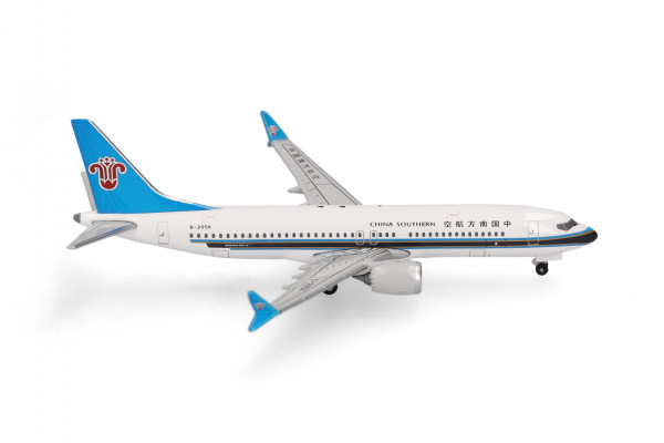 Herpa Wings Boeing 737-MAX8 China Southern B-205K 1:500 Modellflugzeug