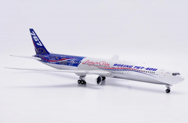 JC Wings Boeing 767-400ER House Color "Leading the Way" polished N76400 1:200 Modellflugzeug