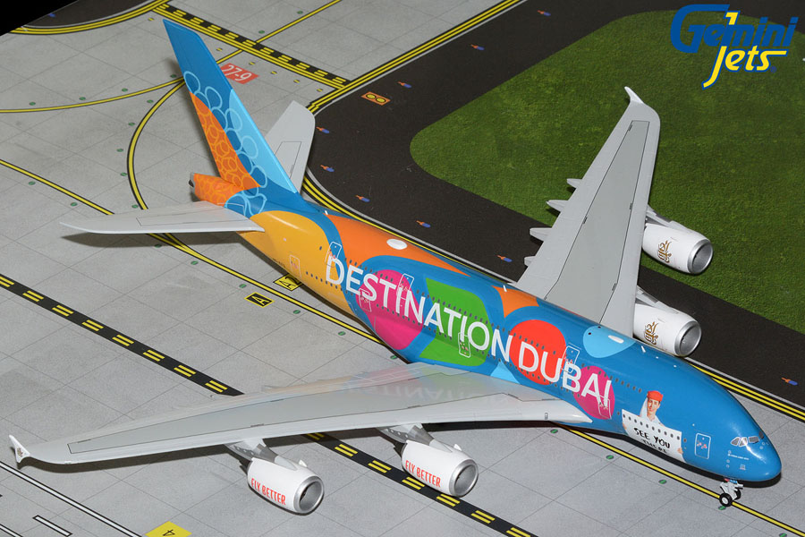 Gemini Airbus A380-800 Emirates Dubai Magic A6-EES 1:200 kaufen