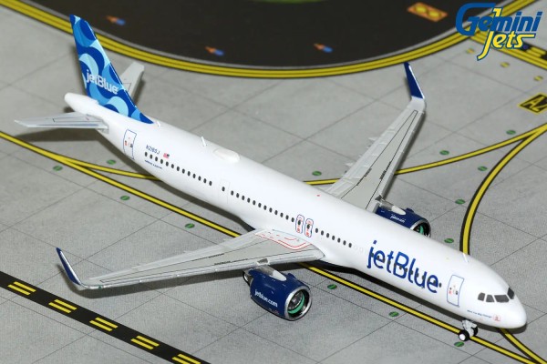 GeminiJets Airbus A321neo JetBlue "Mint for Big Things" N2180J 1:400 Modellflugzeug