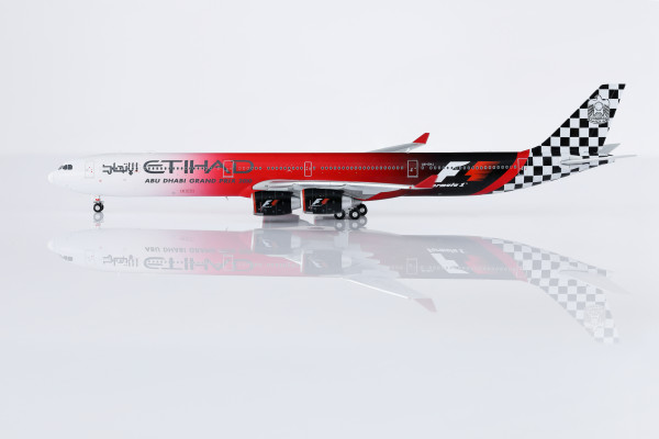 HX Models Airbus A340-600 Etihad "Abu Dhabi GP 2010" Flaps Down A6-EHJ 1:400 Modellflugzeug